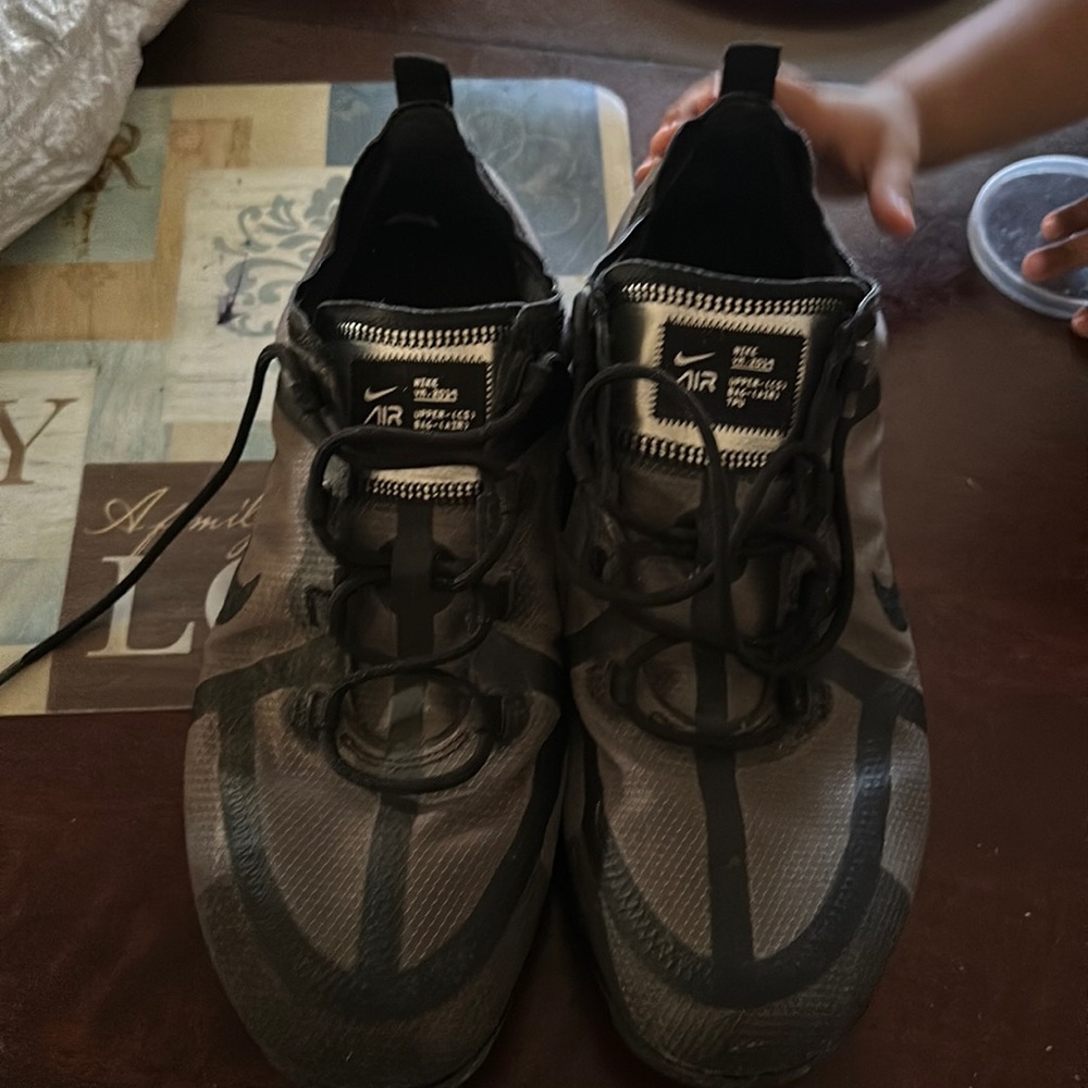 Gray with black sizes 10 in men